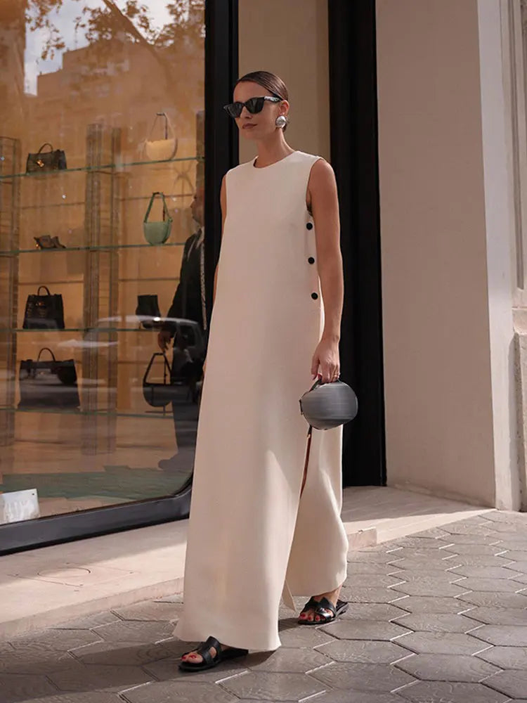 Side Slit Sensation Dress  Sun Whispers Boutique
