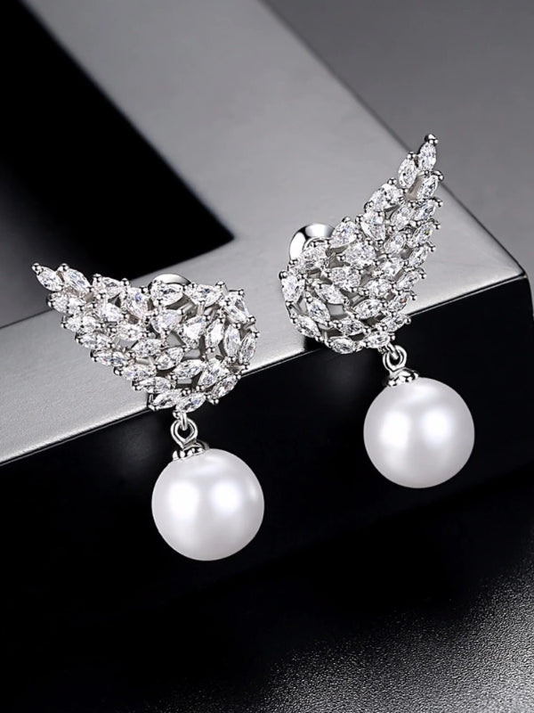 Pearl Wings Earrings