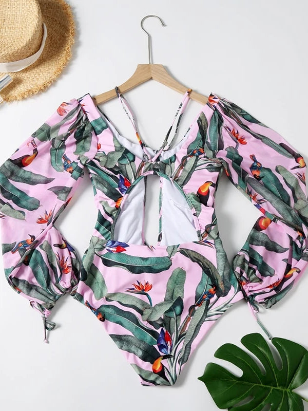 Tropical Pink Swimsuit