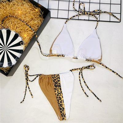 Golden Leopard Bikini