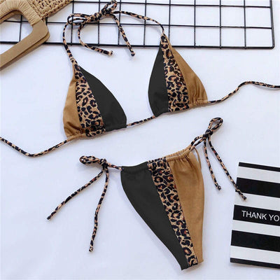 Golden Leopard Bikini