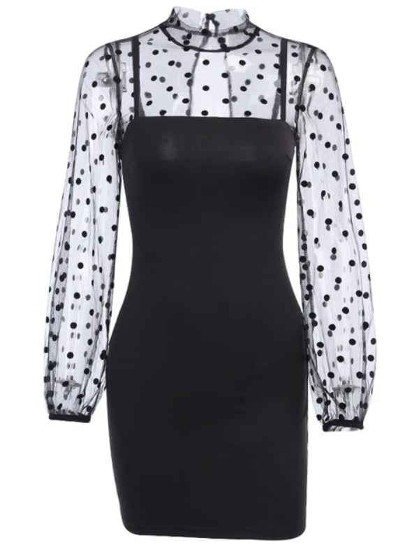 Lana del Polka Dot Dress