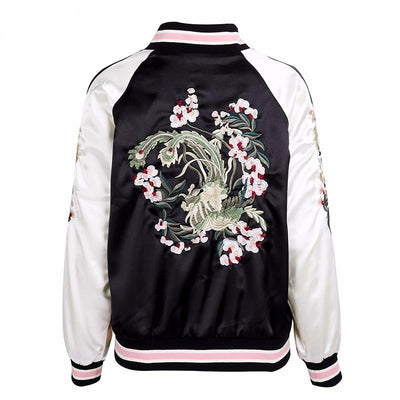 Sakura Sukajan Bomber Jacket - Sun Whispers Boutique