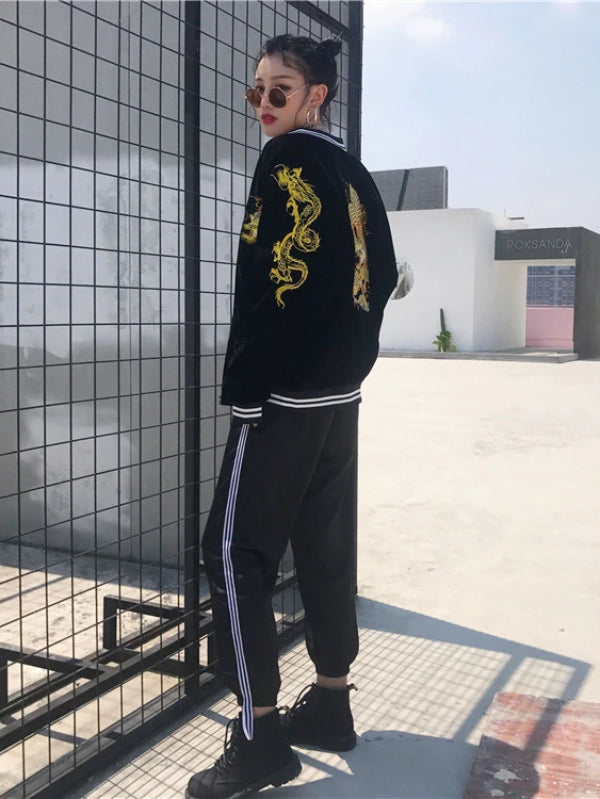Dragon Of Fortune Bomber Jacket