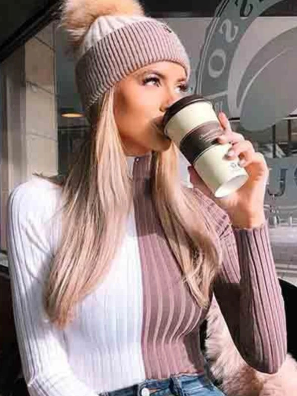 White or Pink Sweater