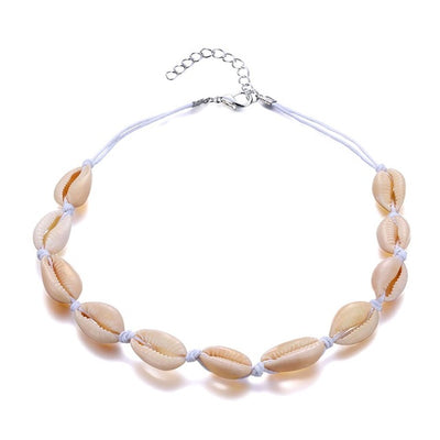 Seashell Mermaid Collar Necklace