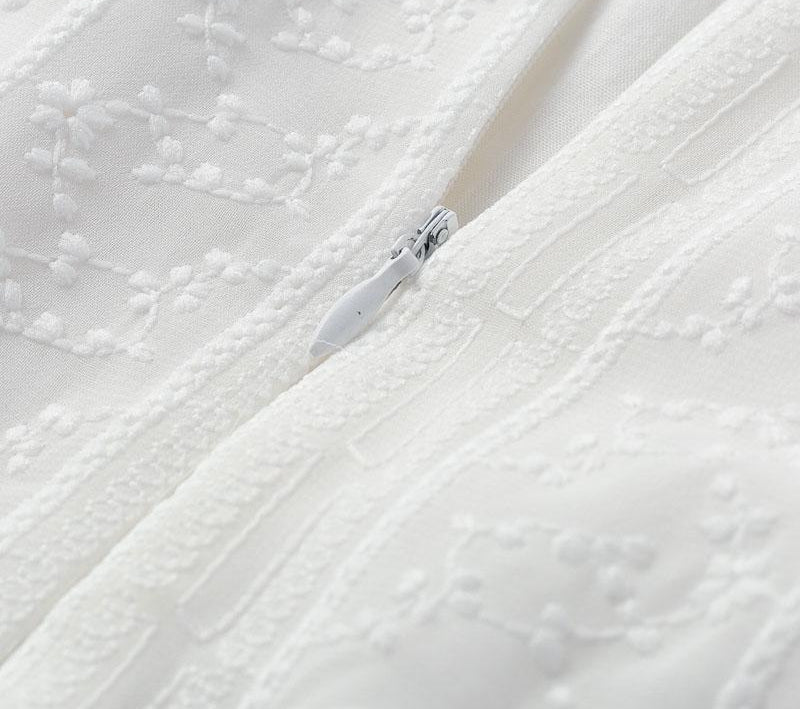 White Lace Summer Dress